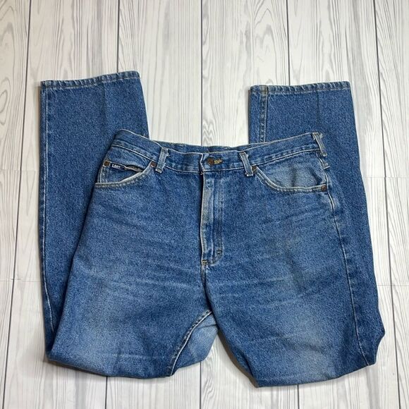 90s Vintage Lee riders Straight Leg Jeans 31” waist made in the USA - Picture 2 of 10